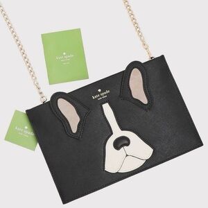RARE VINTAGE KATE SPADE 
Barely Used Antoine Bulldog Sima Clutch